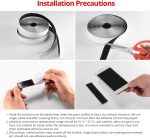 26 Feet Sticky-Back Hook and Loop Strips Roll, 3/4 Inch Black Self Adhesive Hook Loop Tape Double Sided Hook Loop Fastener Tape for Indoor Outdoor Home School Office - Image 4